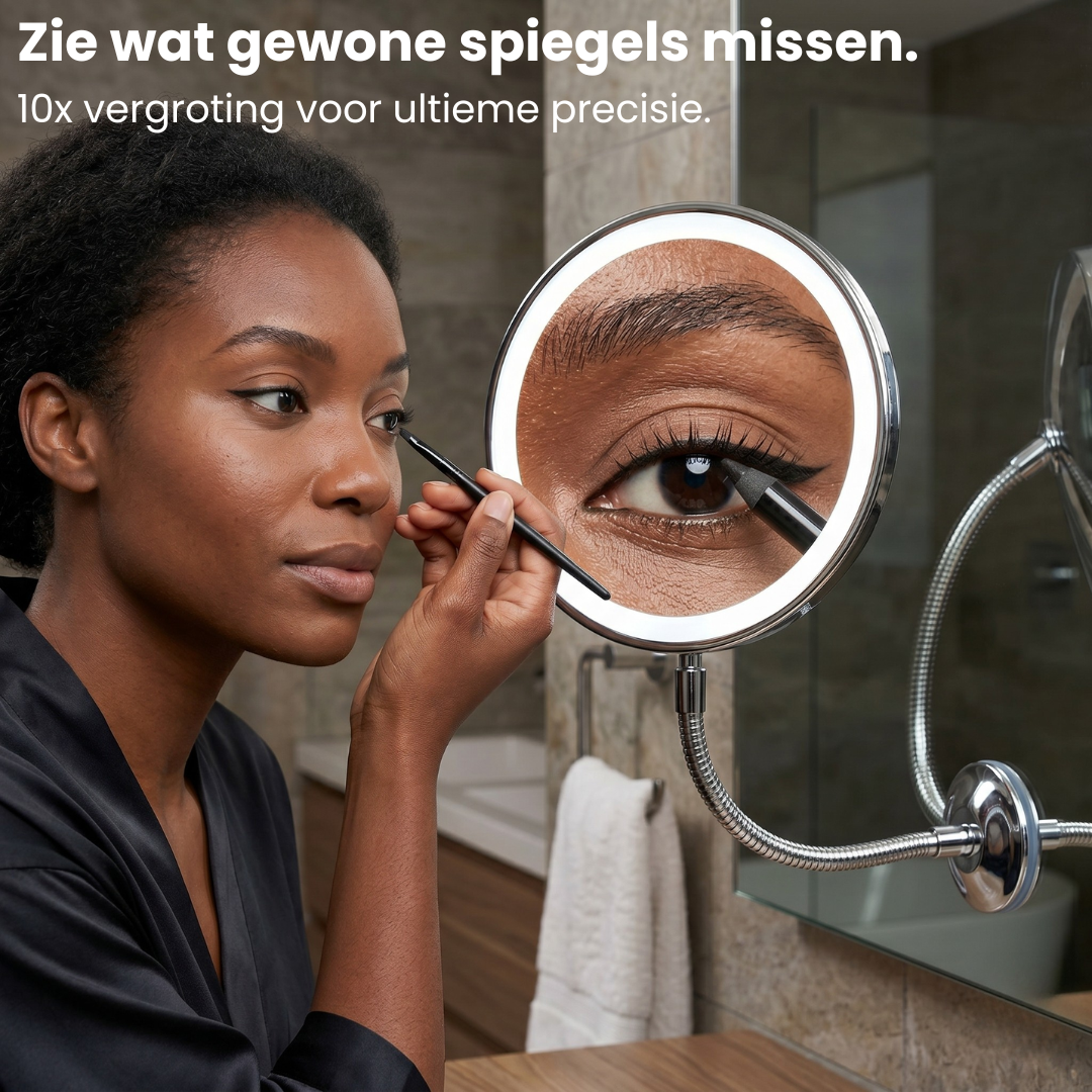 LumiGlow™ – 360° Verlichte Make-up Spiegel