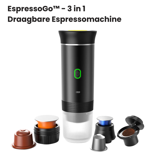 EspressoGo™ - 3 in 1 Draagbare Espressomachine