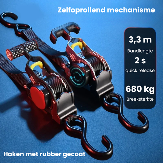 AutoStrap™ - Automatisch intrekbare spanband