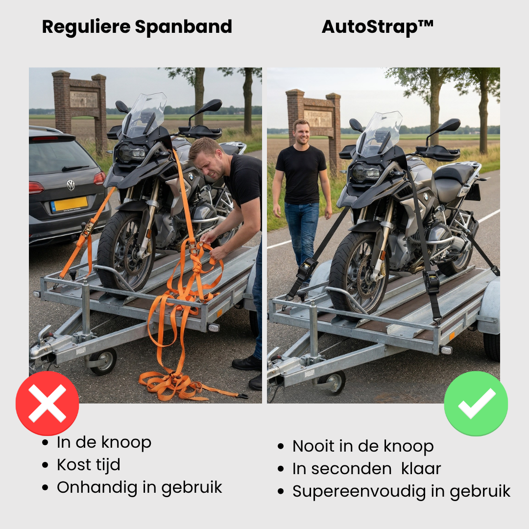 AutoStrap™ - Automatisch intrekbare spanband