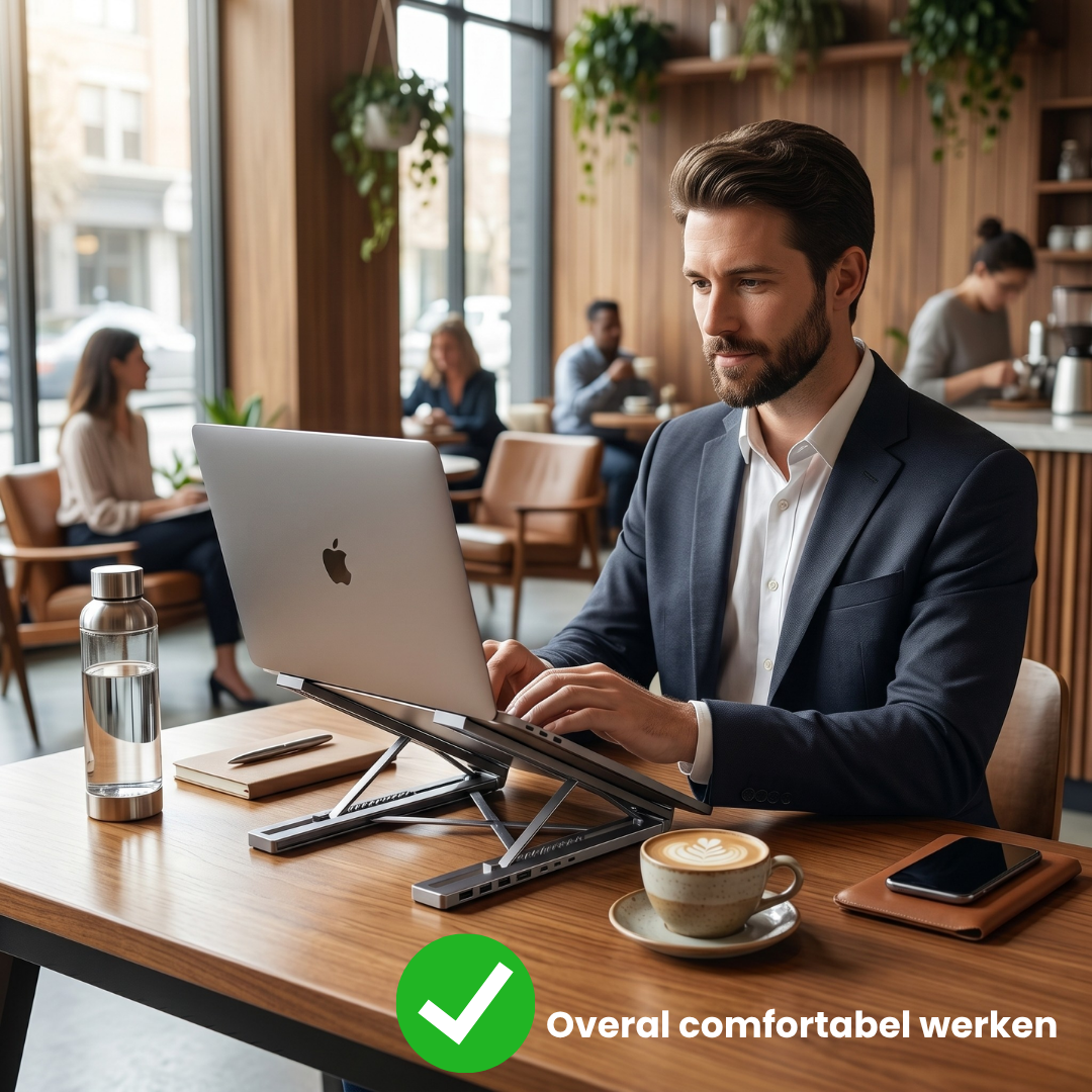 LiftDock™ 8-in-1 Laptopstandaard