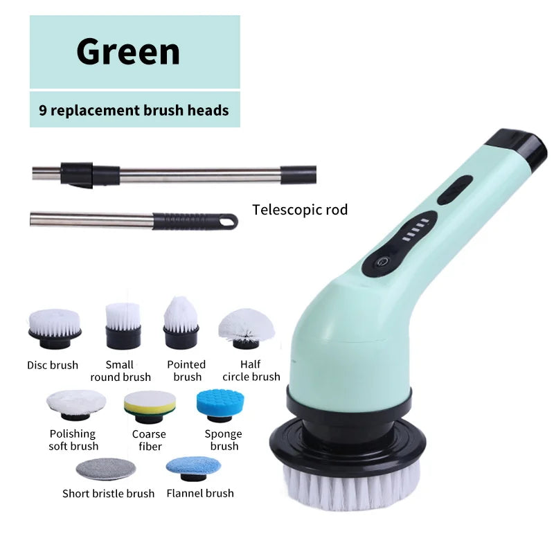 9-in-1 Electrische Schoonmaakborstel