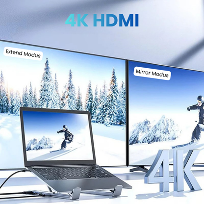 LiftDock™ 8-in-1 Laptopstandaard