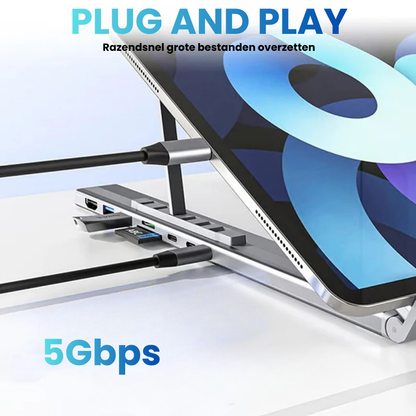 LiftDock™ 8-in-1 Laptopstandaard