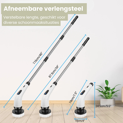 9-in-1 Electrische Schoonmaakborstel